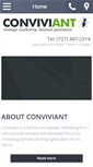 Mobile Screenshot of conviviant.com