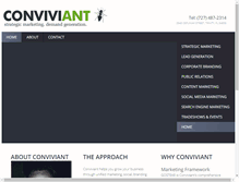 Tablet Screenshot of conviviant.com